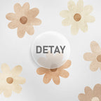 Pastel Papatyalar Duvar Sticker Seti – Çiçek Desenli Çocuk Odası Dekoru