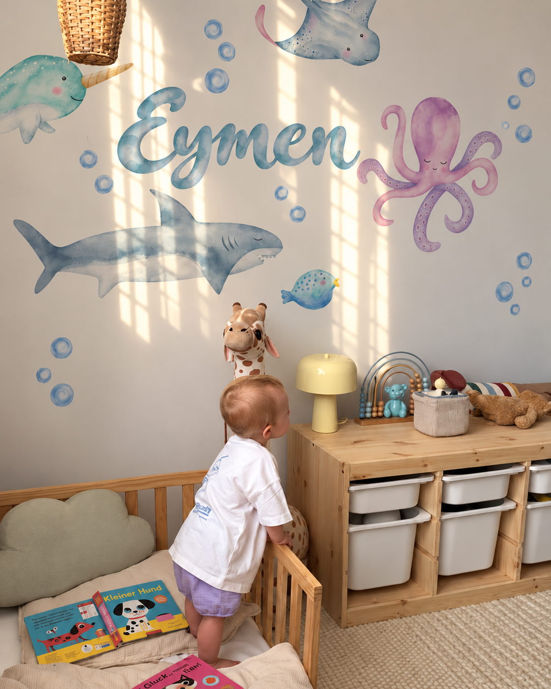 Deniz Altı Canlıları Duvar Sticker Seti